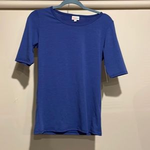 NWT Lularoe Blue Gigi Shirt Top S